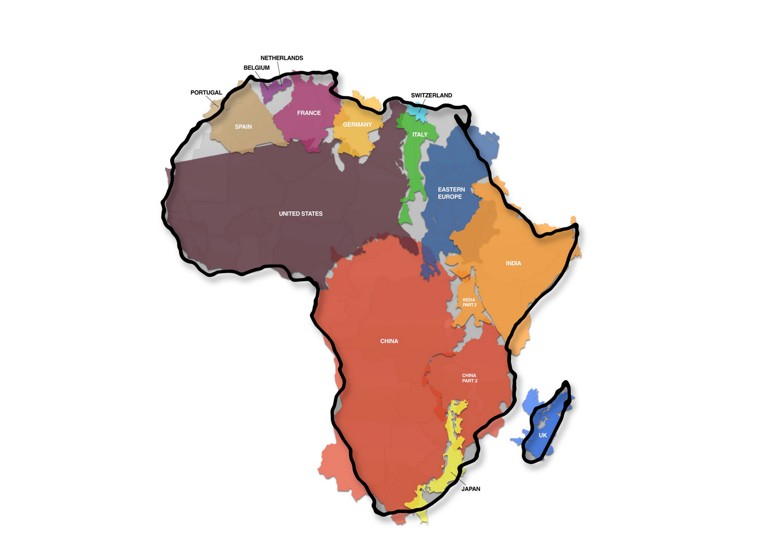 La suddivisione dell'Africa